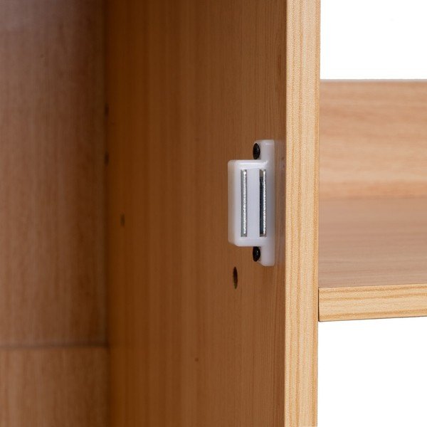 Șifonier în culoare naturală deschis 100x190x48 cm Armarios – Casa Selección-image-3