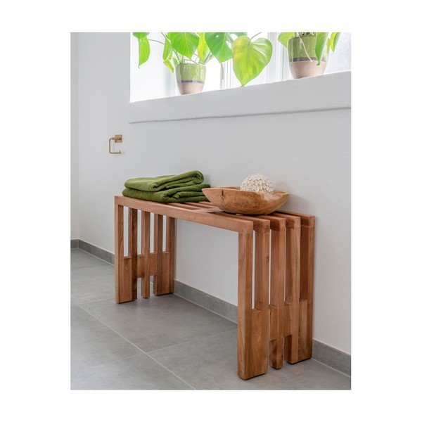 Bol din lemn de tec House Nordic Rio, ø 20 cm-image-1