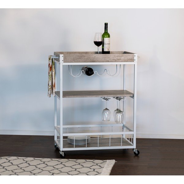 Măsuță de servire cu roți 40x80 cm Rustico – Wenko-image-1