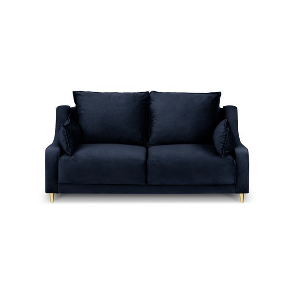 Canapea Mazzini Sofas Pansy, albastru închis, 150 cm-image-2