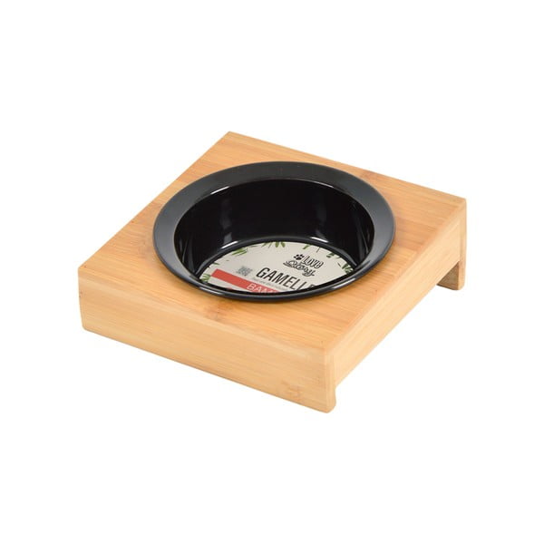 Bol cu suport  pentru câini, din bambus ø 12 cm – Love Story-image-2