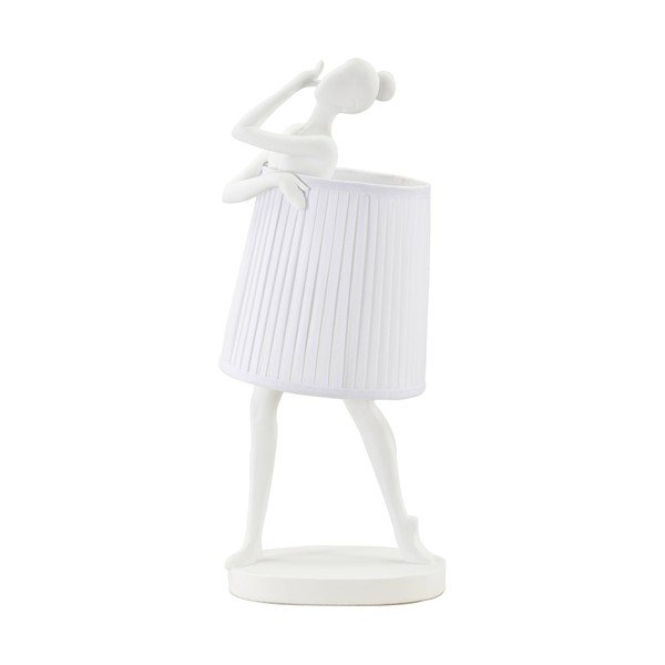 Veioză albă cu abajur textil (înălțime 62,5 cm) Ballet – Mauro Ferretti