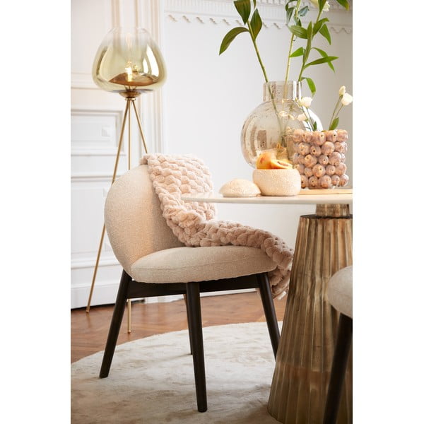 Set de scaune de sufragerie crem 2 buc. tapițat Sinosa – Light & Living-image-1