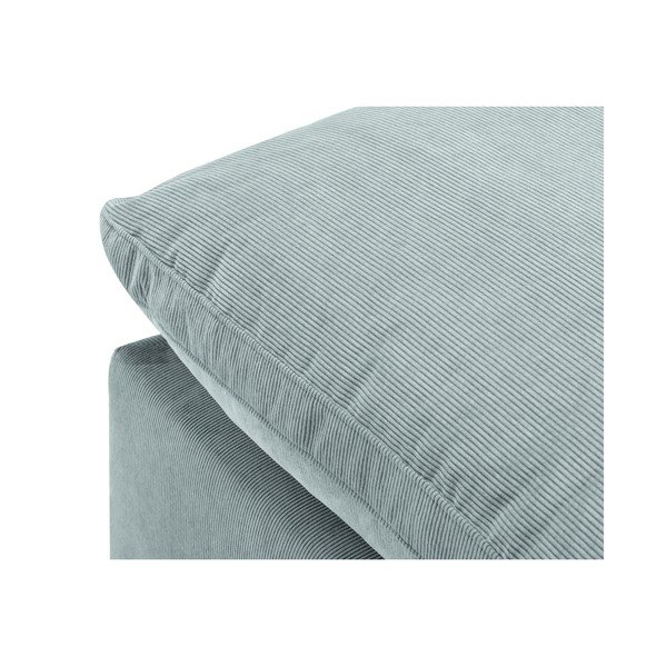 Modul cu tapițerie din catifea pentru canapea colț de dreapta Windsor & Co Sofas Galaxy, albastru deschis-image-4