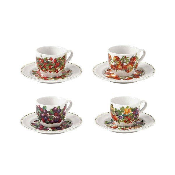 Cești albe 4 buc. new bone china 90 ml Le Primizie – Brandani