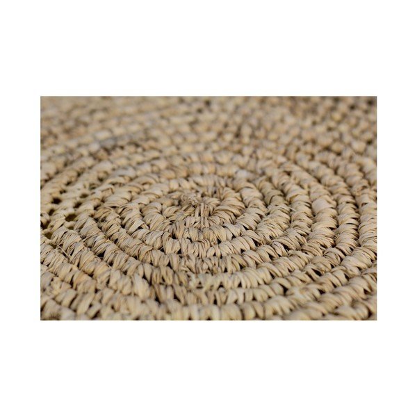 Puf din rafie HSM collection Raffia, 34 x 40 cm-image-1