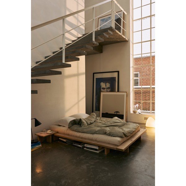 Noptieră maro din lemn de pin Japan – Karup Design-image-4