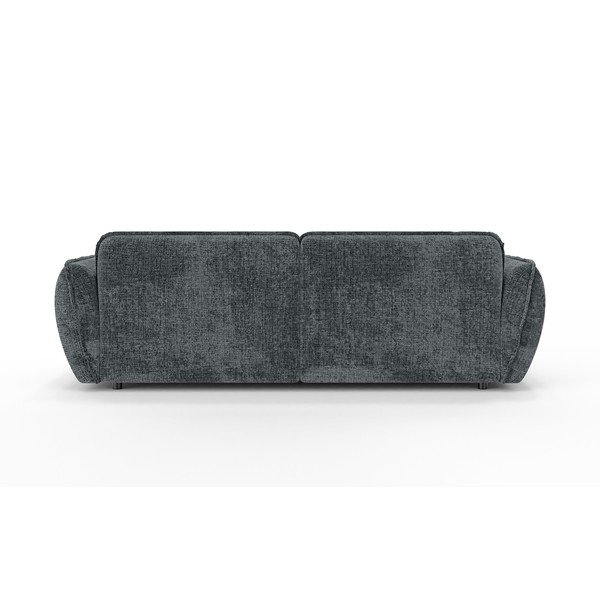 Colțar gri închis cu tapițerie din chenille (cu colț pe partea stângă/cu șezlong) Nelia – Ropez-image-4