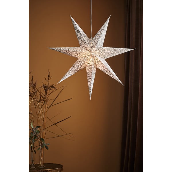 Decorațiune luminoasă albă ø 45 cm  cu model de Crăciun Baroque – Markslöjd-image-1