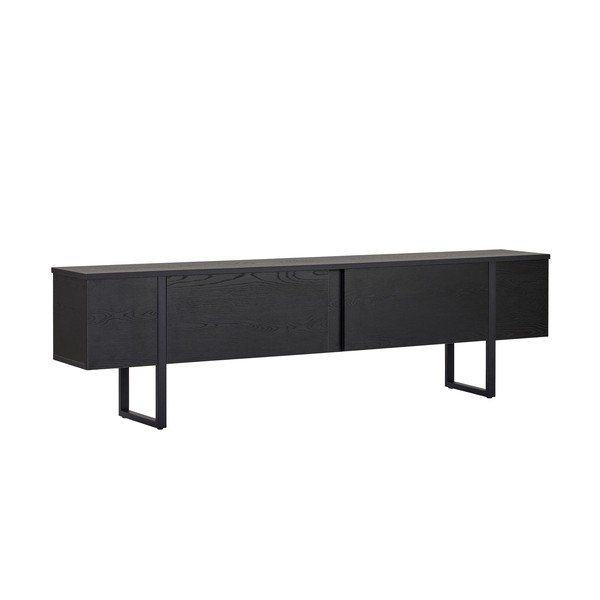 Comodă TV neagră 180x50x30 cm Onera – Kalune Design
