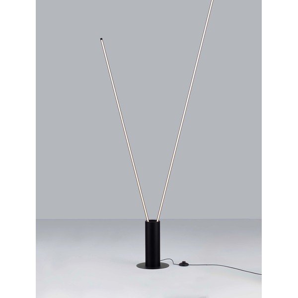 Lampadar negru mat LED cu structură flexibilă din metal (înălțime 181 cm) Kimolia – Nova Luce-image-4