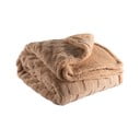 Pătură maro din micropluș/cocolino 150x200 cm Rava – Tiseco Home Studio