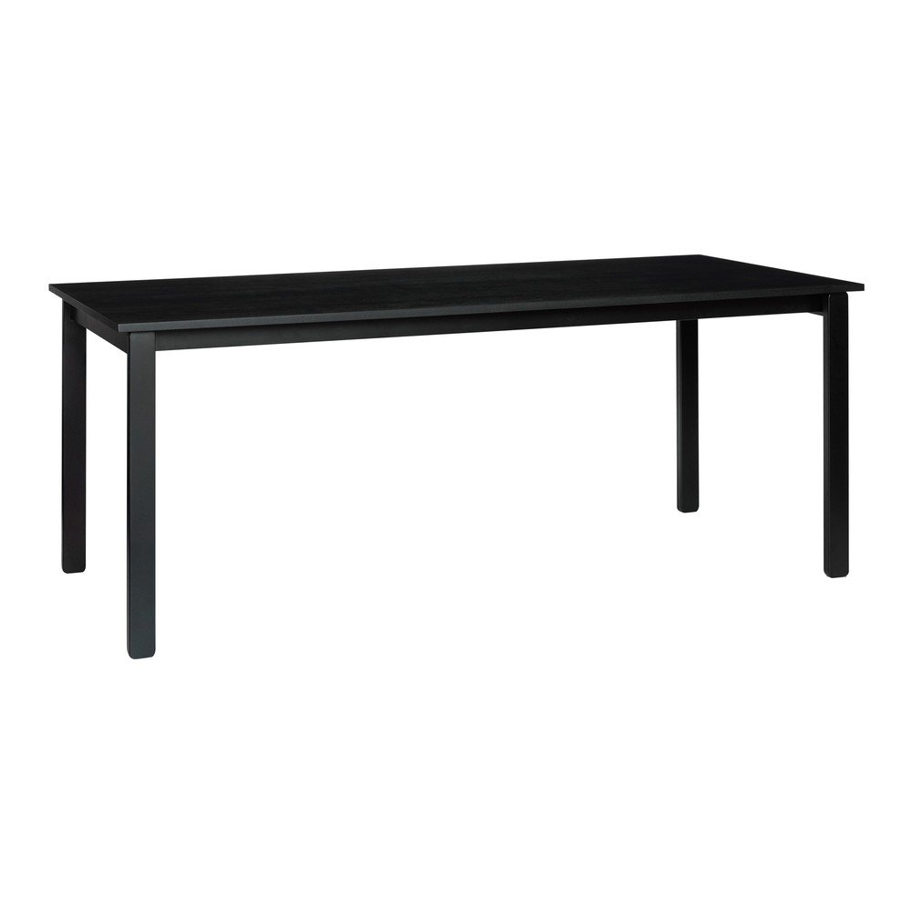 Masă de dining cu blat cu aspect de lemn de frasin 90x190 cm Hock – Hübsch