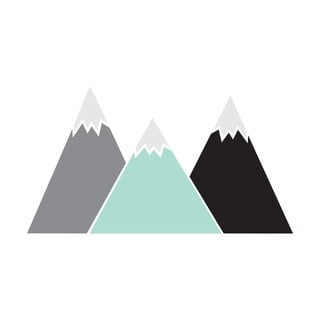 Autocolant pentru perete Dekornik Pastel Mountains