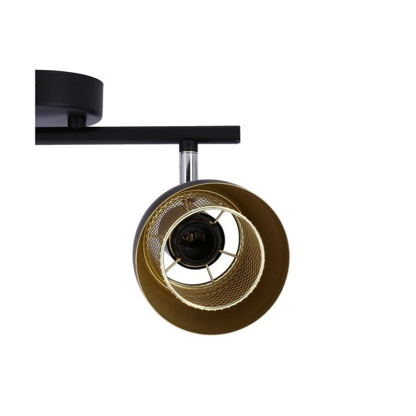 Plafonieră neagră cu abajur din metal 41.5x10 cm Aleksandria – Candellux Lighting-image-4