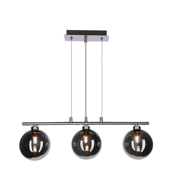 Lustră cu abajur din sticlă Somul – Candellux Lighting