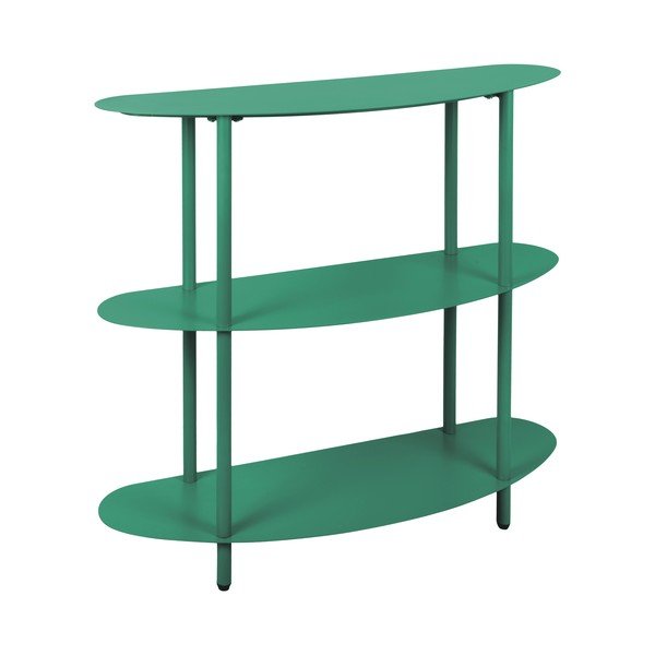 Etajeră verde din metal 90x82x28 cm Cool Retro – Leitmotiv