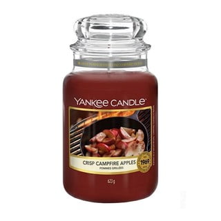 Lumânare parfumată Yankee Candle Crisp Campfire Apples, timp de ardere 110 h