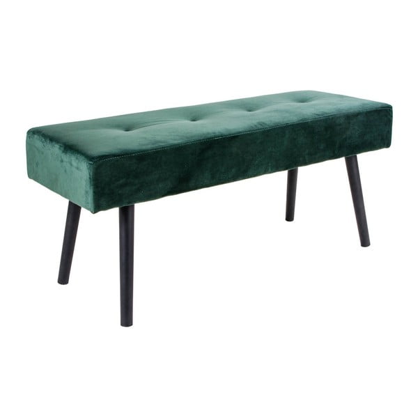 Bancă tapițată House Nordic Skiby, 100 x 35 cm, verde închis-image-2