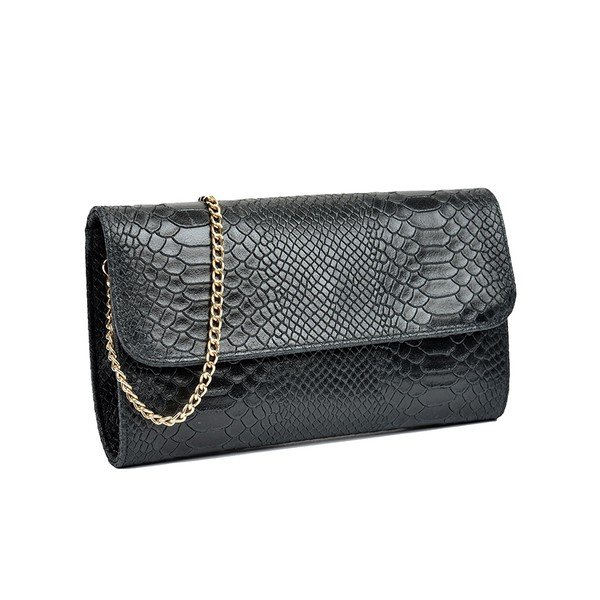 Geantă din piele Isabella Rhea Carol, negru-image-2