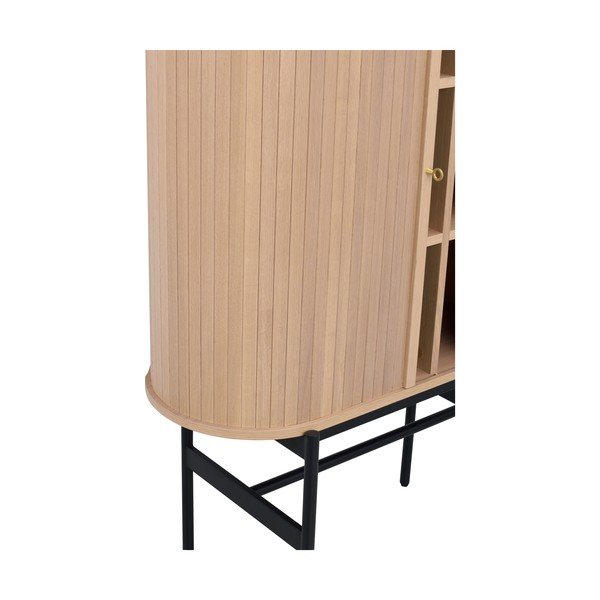 Dulap în culoare naturală cu aspect de lemn de stejar 102x146 cm Haddington – Rowico-image-4