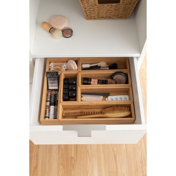 Organizator din bambus Compactor 15 x 7,5 x 6,35 cm-image-3