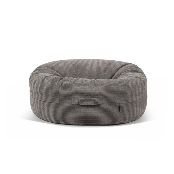 Fotoliu bean bag verde cu tapițerie din catifea reiată Roll 135 – SLOWDOWN-image-1
