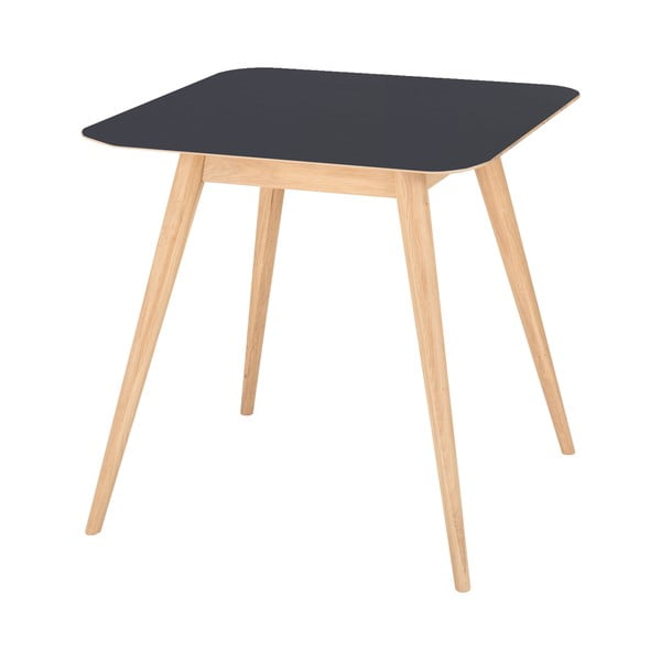 Masă de dining din lemn de stejar 80x80 cm Stafa – Gazzda