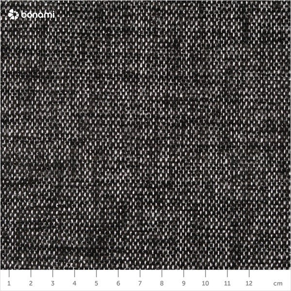 Canapea Scandic Leo, negru, 145 cm-image-1