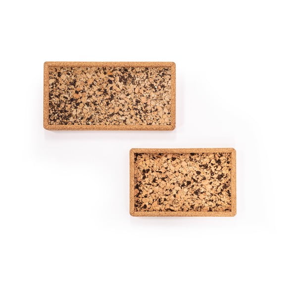 Tavă din plută 14.5x28 cm Querco – ZicZac-image-2