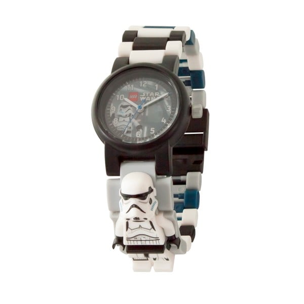 Ceas de mână LEGO® Star Wars Stormtrooper, alb - negru