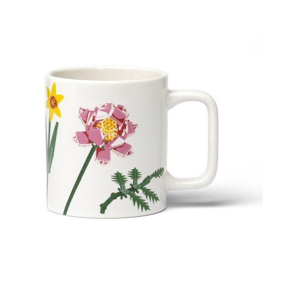 Cană pentru copii albă din ceramică 300 ml Botanicals – LEGO®