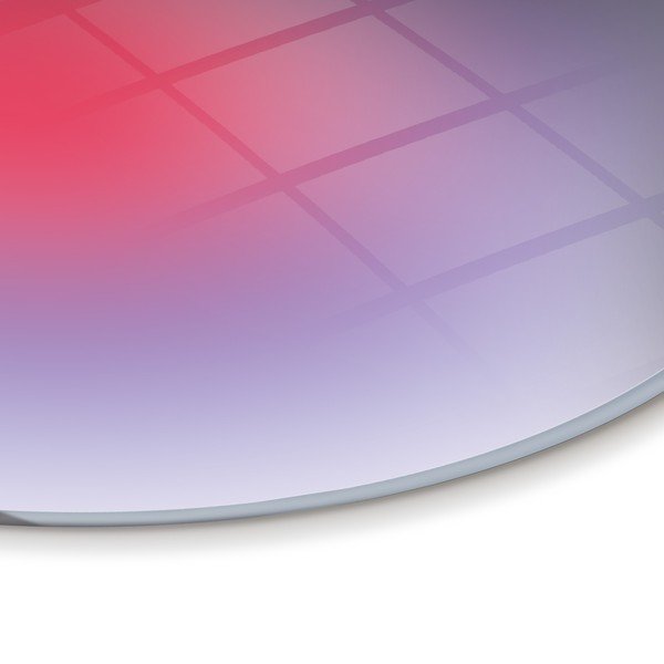 Tablou din sticlă imprimat ø 70 cm Halo – Styler-image-4