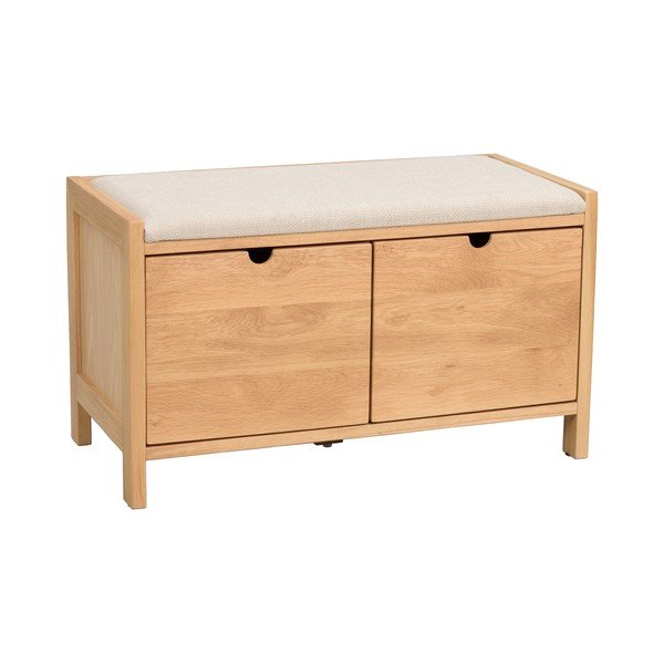 Bancă în culoare naturală Hillmond – Rowico-image-2