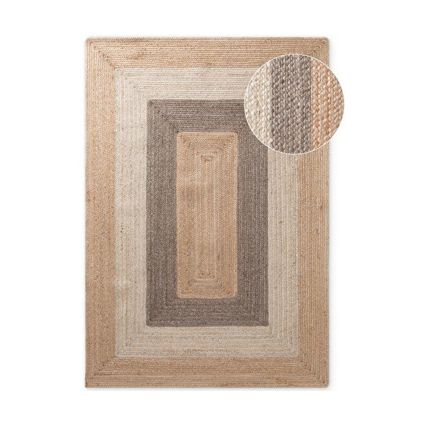 Covor reversibil/țesut manual din iută 200x300 cm Juno – Hanse Home
