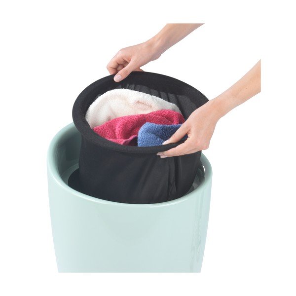 Coș de rufe taburet Wenko Candy, mentă, 20 l-image-2