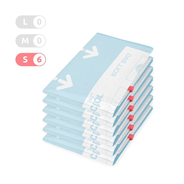 Saci de vidat 6 buc. Roll Up S – Compactor-image-1