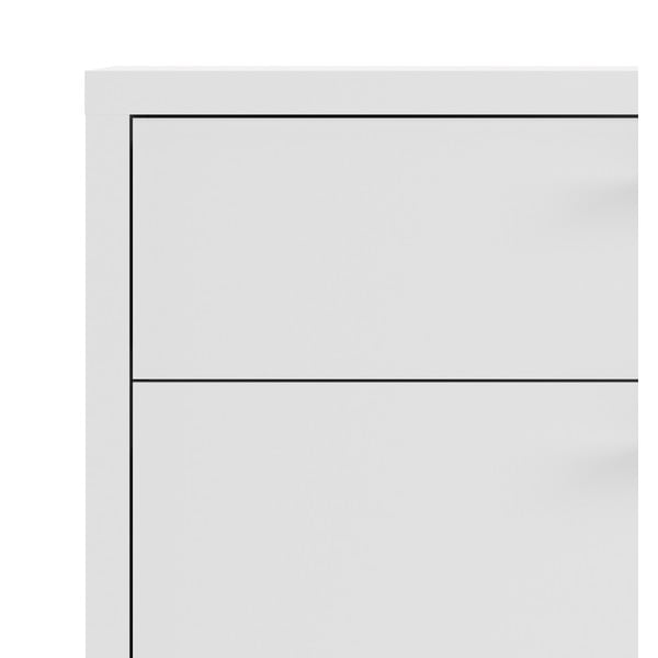 Bibliotecă modulară albă 89x113 cm Prima – Tvilum-image-4