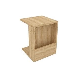 Măsuță auxiliară cu aspect de lemn de pin 36x36 cm Buddy - Gauge Concept