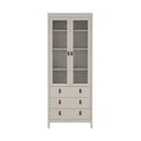 Vitrină grej 78x199x33 cm Madrid – Tvilum