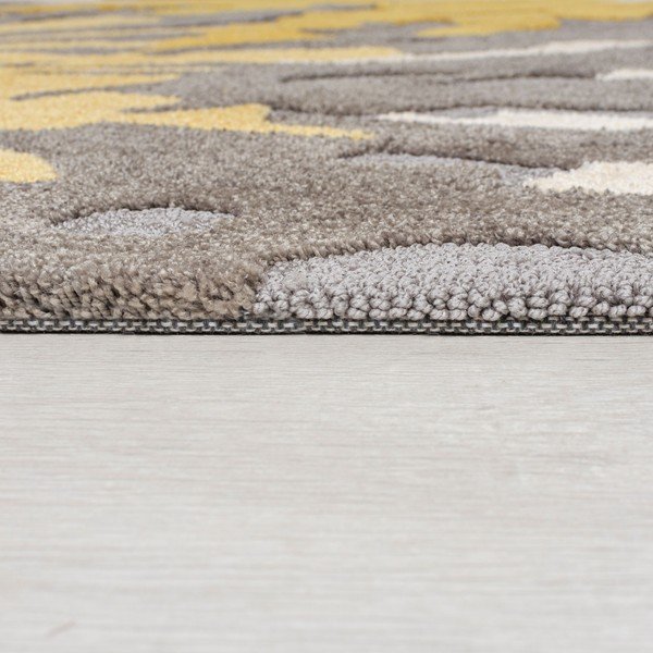 Covor Flair Rugs Soft Floral, 160x230 cm, gri-galben-image-3