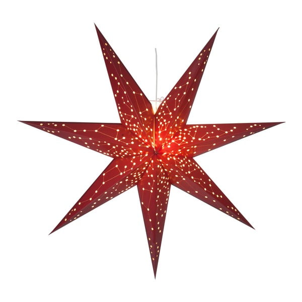 Stea luminoasă din hârtie Best Season Galaxy Red, 100 cm, roșu