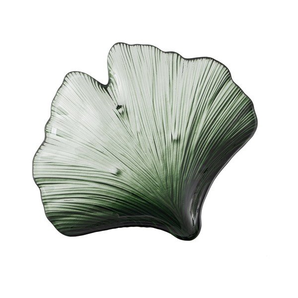 Tavă decorativă din sticlă 16x17 cm Gingko – Ixia-image-2