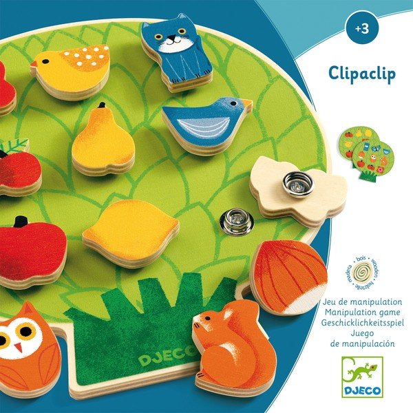 Joc motric din lemn pentru copii Djeco „ClipaBoa”-image-1