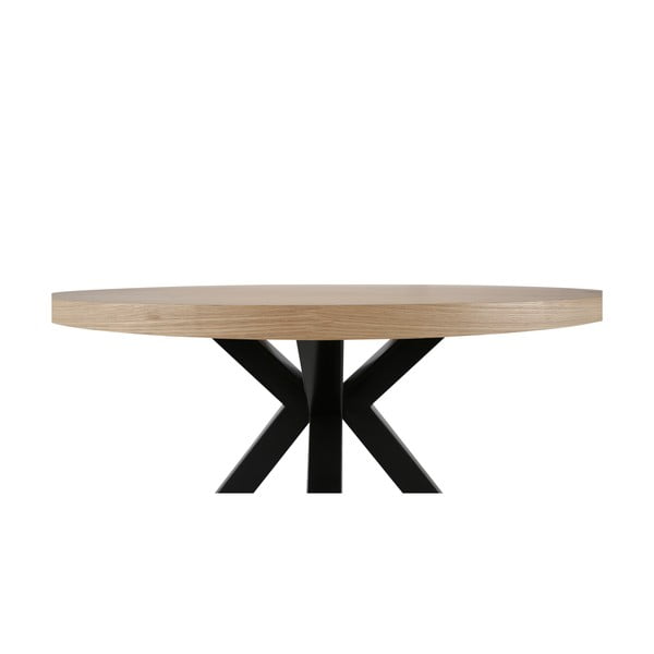 Masă rotundă cu picioare negre Canett Maison, ø 120 cm-image-3