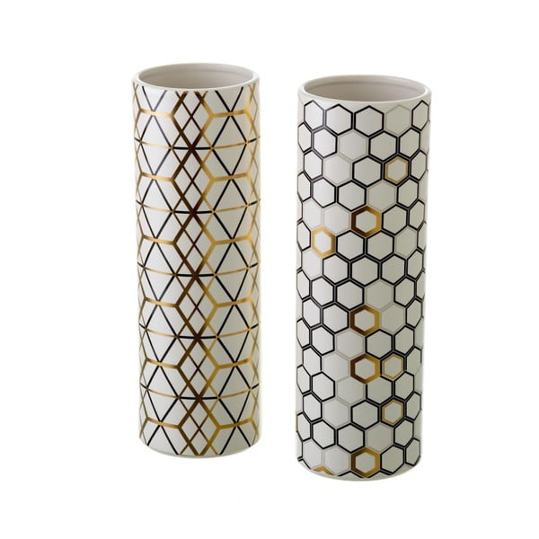 Set 2 vaze din ceramică Unimasa Pattern 