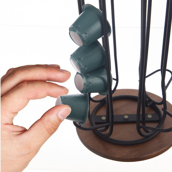 Suport pentru capsule de cafea negru Radka – Orion-image-2