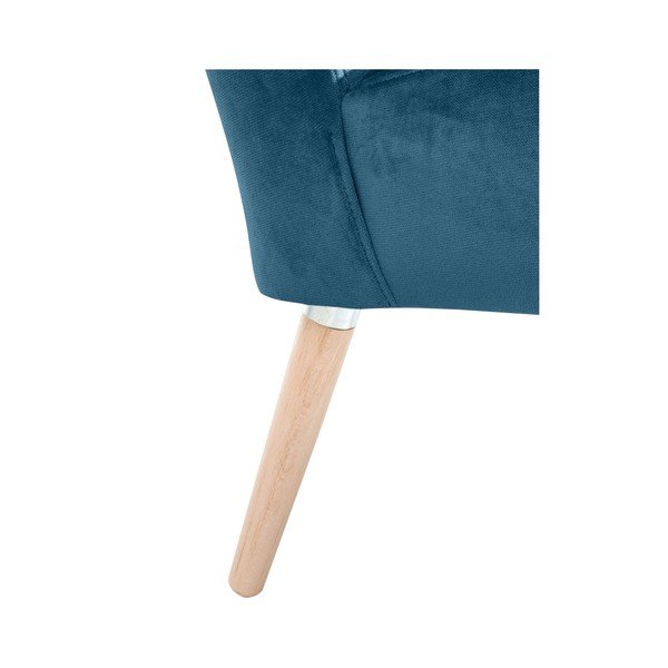 Fotoliu Max Winzer Neele Velvet, albastru-image-4