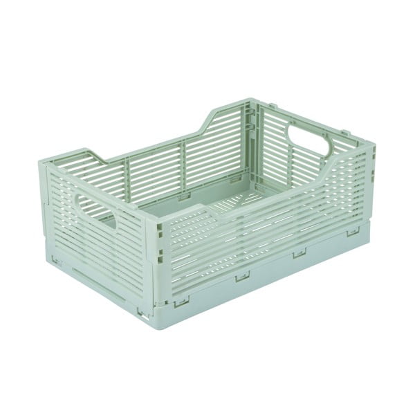 Cutie de depozitare verde-mentă din plastic 30x20x11.5 cm – Homéa