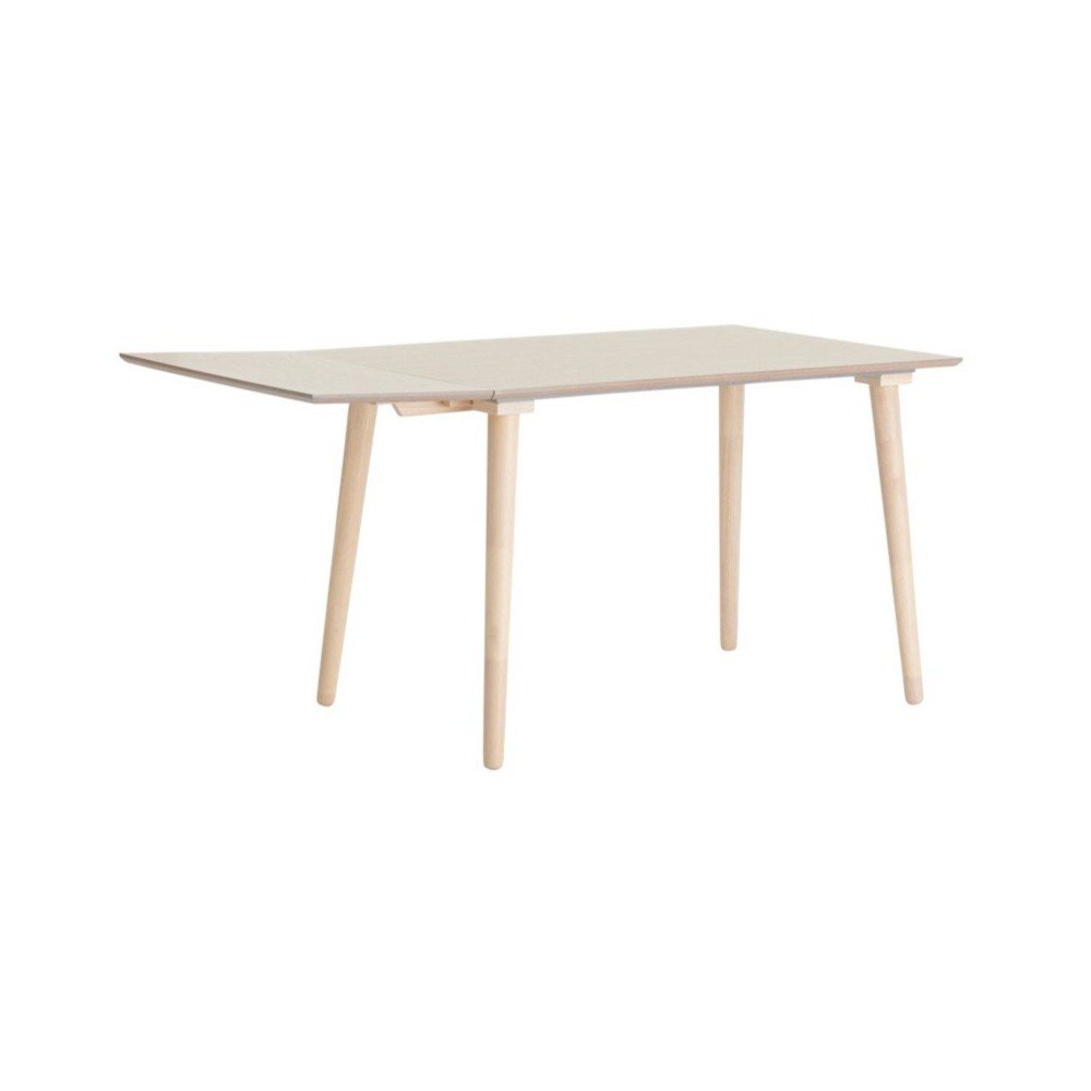 Masă de dining extensibilă cu aspect de lemn de ulm cu blat suplimentar 80x120 cm Jolina – Ellos Home